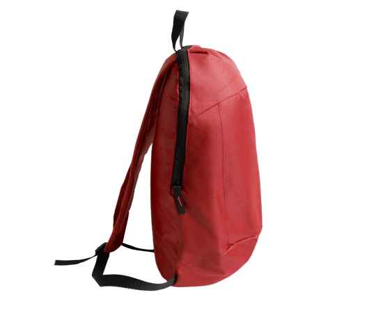 Рюкзак Rush, красный, 40 x 24 см, 100% полиэстер 600D, Цвет: красный, черный, Размер: 40 x 24 см, изображение 3
