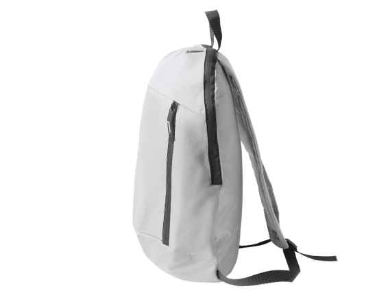Рюкзак Rush, белый, 40 x 24 см, 100% полиэстер 600D, Цвет: белый, Размер: 40 x 24 см, изображение 2