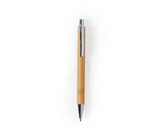 Ручка шариковая,REYCAN, бамбук, металл, Цвет: светло-коричневый, изображение 3