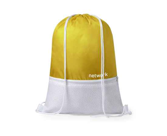 Рюкзак 'Nabar', желтый, 43x31 см, 100% полиэстер 210D, Цвет: желтый, изображение 3