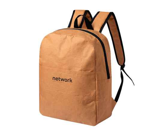 Рюкзак 'Dons', светло-коричневый, 40x30x14 см, 100% бумага, 130 г/м2, Цвет: светло-коричневый, изображение 3