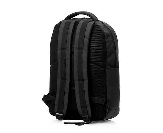 Рюкзак KONOR, черный, 41x29x13 см, 100% полиэстер RPET, 600D, Цвет: Чёрный, изображение 2