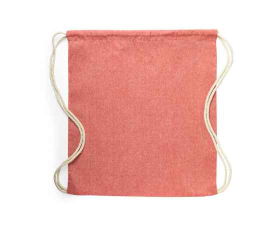 Рюкзак KONIM, красный, 42x38 см, 100% переработанный хлопок, 120 г/м2, Цвет: красный, изображение 2