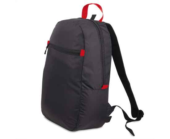 Рюкзак INTRO, красный/чёрный, 100% полиэстер, Цвет: красный, черный, изображение 2