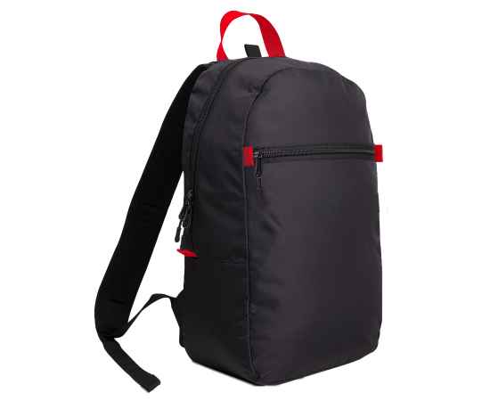 Рюкзак INTRO, красный/чёрный, 100% полиэстер, Цвет: красный, черный, изображение 3