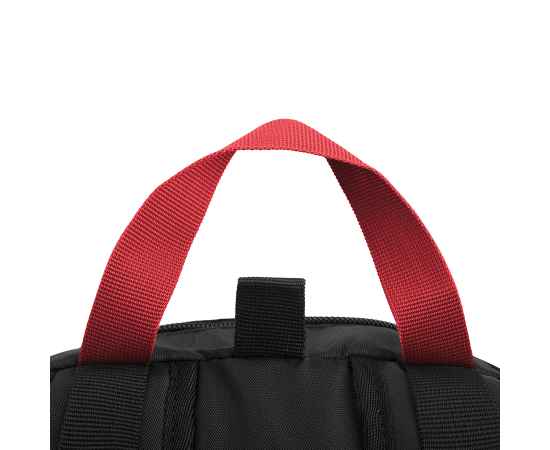 Рюкзак INTRO, красный/чёрный, 100% полиэстер, Цвет: красный, черный, изображение 4