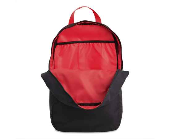 Рюкзак INTRO, красный/чёрный, 100% полиэстер, Цвет: красный, черный, изображение 5