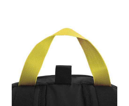 Рюкзак INTRO, жёлтый/чёрный, 100% полиэстер, Цвет: желтый, черный, изображение 5