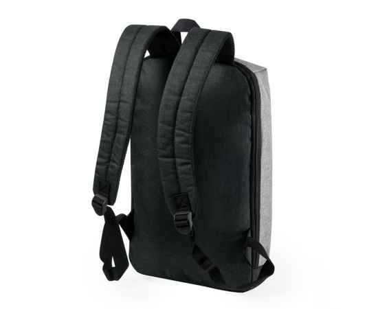 Рюкзак с индикатором KREPAK, серый, 43x30x13,5 см, 100% полиэстер 600D, Цвет: серый, изображение 3