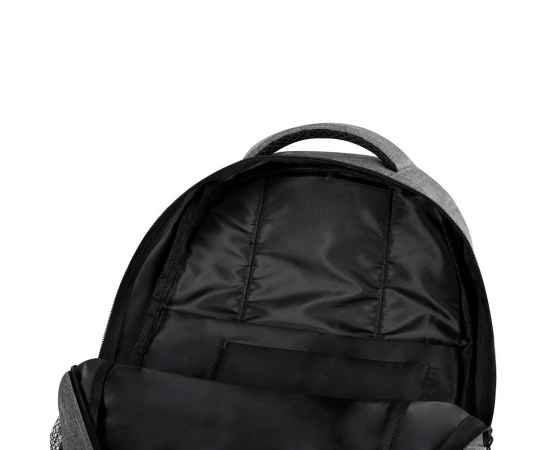 Рюкзак 'Mispat', серый, 42x32x15 см, 100% полиэстер 600D, Цвет: серый, изображение 4