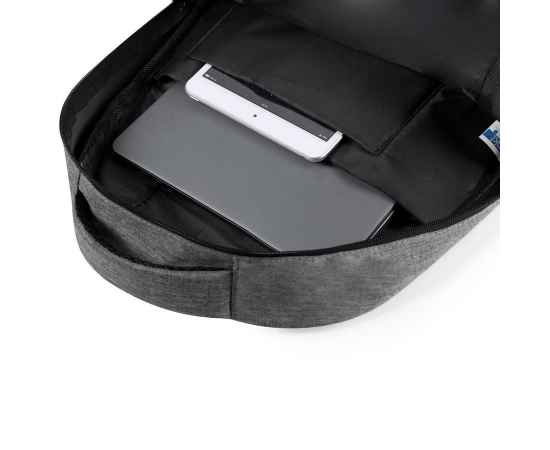 Рюкзак 'Mispat', серый, 42x32x15 см, 100% полиэстер 600D, Цвет: серый, изображение 5