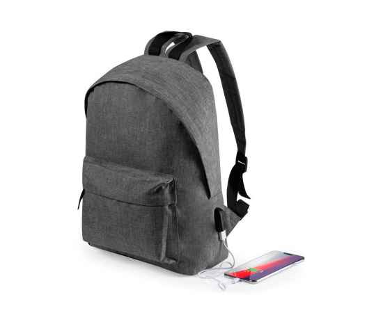 Рюкзак 'Noren', серый, 38x28x12 см, 100% полиэстер 600D, Цвет: серый, изображение 3