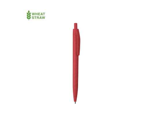 WIPPER, ручка шариковая, красный, пластик с пшеничным волокном, Цвет: красный, изображение 2