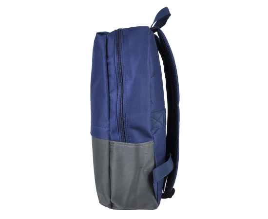 Рюкзак Eclat, синий/серый, 43 x 31 x 10 см, 100% полиэстер 600D, Цвет: темно-синий, серый, Размер: 43 x 31 x 10 см, изображение 3
