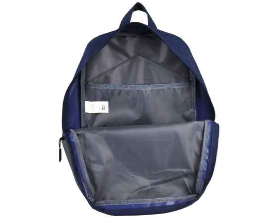 Рюкзак Eclat, синий/серый, 43 x 31 x 10 см, 100% полиэстер 600D, Цвет: темно-синий, серый, Размер: 43 x 31 x 10 см, изображение 5