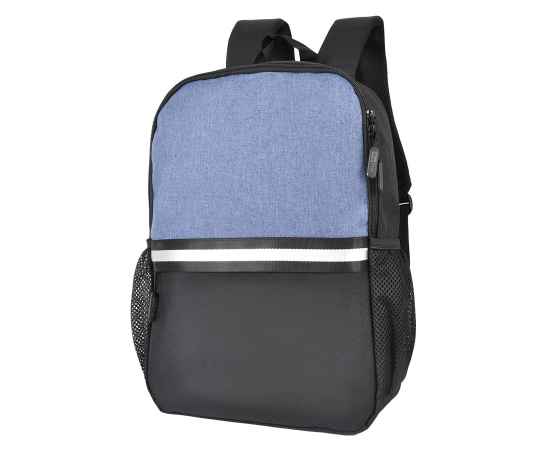 Рюкзак Cool, синий/чёрный, 43 x 30 x 13 см, 100% полиэстер 300 D, Цвет: синий, черный, Размер: 43 x 30 x 13 см, изображение 2