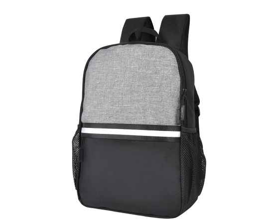 Рюкзак Cool, серый/чёрный, 43 x 30 x 13 см, 100% полиэстер 300 D, Цвет: серый, черный, Размер: 43 x 30 x 13 см, изображение 2