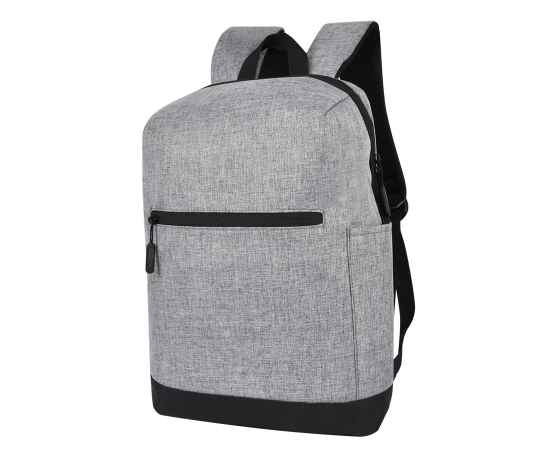 Рюкзак Boom, серый/чёрный, 43 x 30 x 13 см, 100% полиэстер 300 D, Цвет: серый с черным, Размер: 43 x 30 x 13 см, изображение 2