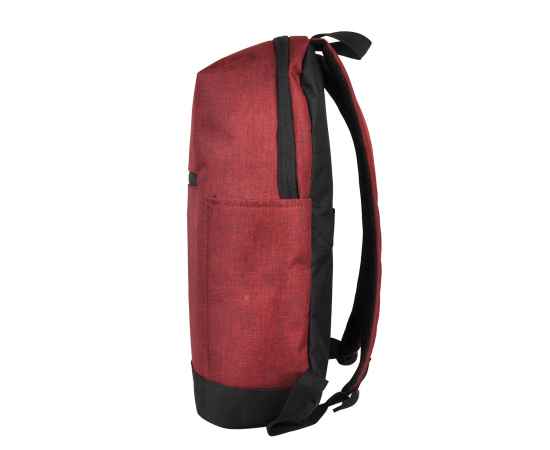 Рюкзак Boom, красный/чёрный, 43 x 30 x 13 см, 100% полиэстер 300 D, Цвет: красный, черный, Размер: 43 x 30 x 13 см, изображение 3