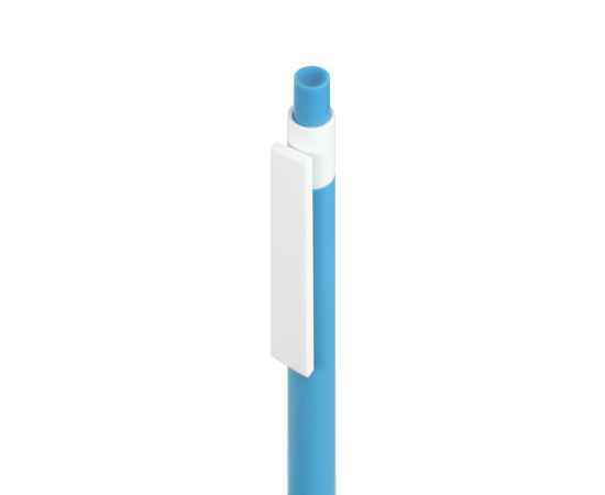 RETRO, ручка шариковая, голубой, пластик, Цвет: голубой, белый, изображение 2