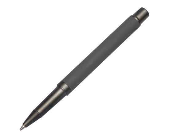 Ручка шариковая TRENDY, серый/темно-серый, металл, пластик, софт-покрытие, Цвет: серый, темно-серый, изображение 2
