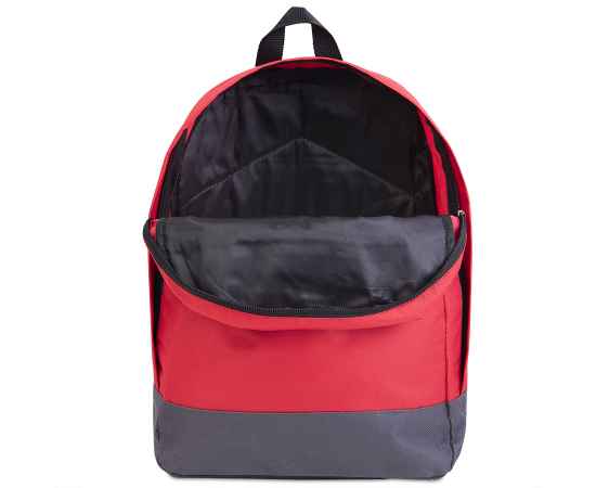 Рюкзак 'URBAN',  красный/ серый, 39х27х10 cм, полиэстер 600D, Цвет: красный, серый, изображение 4