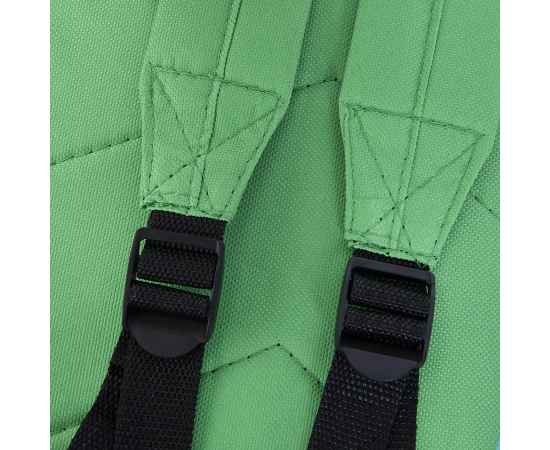 Рюкзак 'URBAN',  зеленый/серый, 39х27х10 cм, полиэстер 600D, Цвет: зеленый, серый, изображение 5