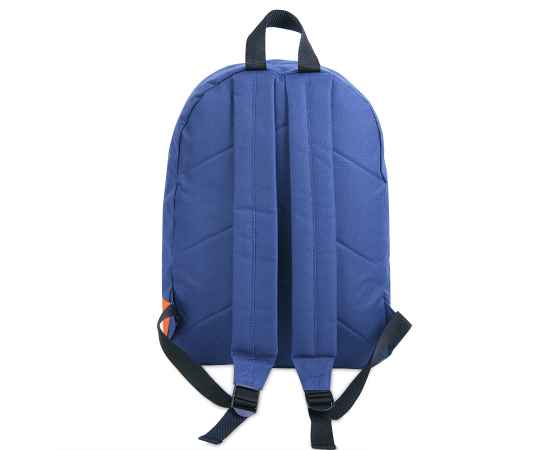 Рюкзак 'URBAN',  темно-синий/оранжевый, 39х27х10 cм, полиэстер 600D, Цвет: синий, оранжевый, изображение 3