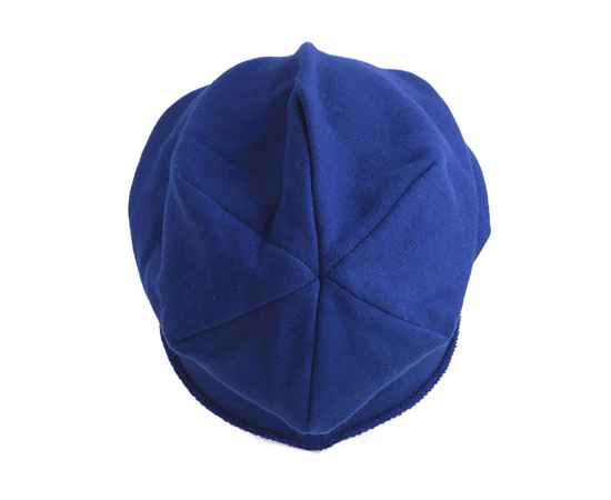 Шапка 'BROOKLIN', синий, 60% хлопок, 40% полиэстер, плотность 320 г/м2, Цвет: синий, изображение 2