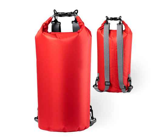 Рюкзак водонепроницаемый TAYRUX, 63 x 23 ? см, 100% полиэстер, красный, Цвет: красный, изображение 5