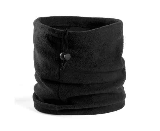 Шапка-шарф с утяжкой 'Articos', 24.5?25.5 см, черный, флис, 200 гр/м2, Цвет: Чёрный, изображение 2