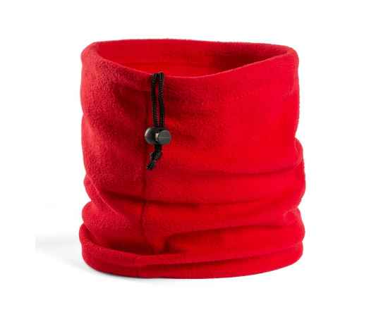 Шапка-шарф с утяжкой 'Articos', 24,5 x 25,5 см, красный, флис, 200 гр/м2, Цвет: красный, изображение 2