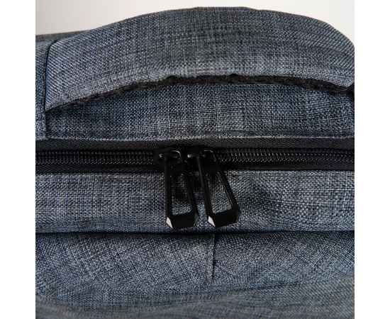 Рюкзак VERBEL, серый, полиэстер 600D, Цвет: серый меланж, изображение 5