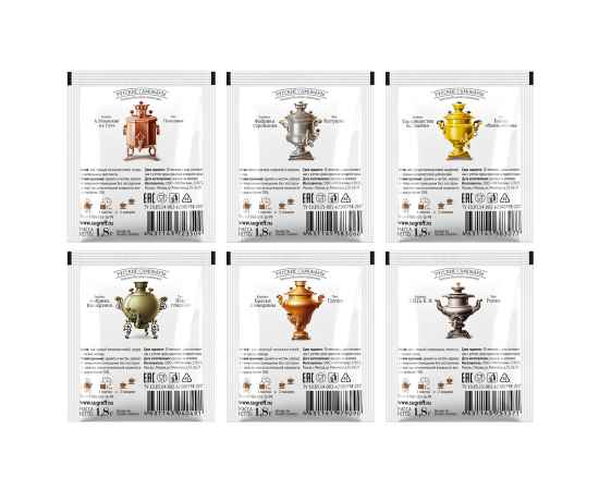 Шкатулка без логотипа Сугревъ с 6 видами  пакетированного чая, Цвет: бежевый, Размер: 23,5 х 23,5 х 9,5, изображение 4
