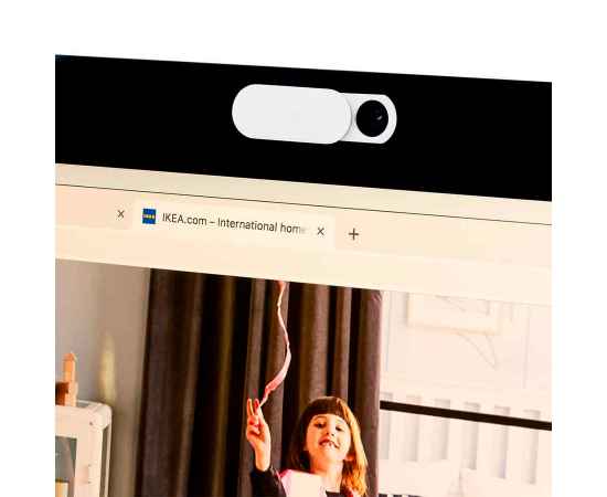 Шторка для камеры телефона/ноутбука HISLOT сдвижная, из антибактериального пластика, Цвет: белый, изображение 6