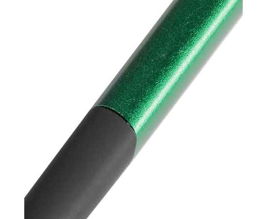 SQUARE, ручка шариковая с грипом, зеленый/хром, металл, Цвет: зеленый, серебристый, изображение 2