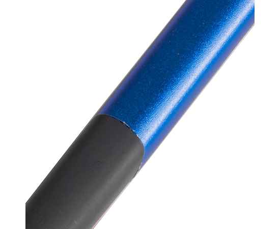 SQUARE, ручка шариковая с грипом, синий/хром, металл, Цвет: синий, серебристый, изображение 2