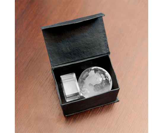 Стела WORLD в подарочной коробке, 6x10x6см, стекло, Цвет: прозрачный, изображение 5