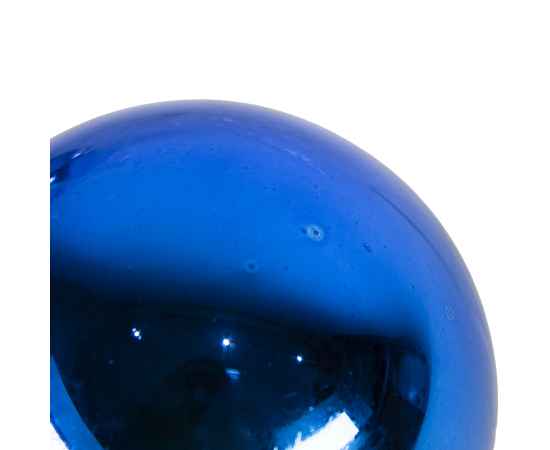 Шар новогодний Gloss, диаметр 8 см., пластик, синий, Цвет: синий, изображение 10