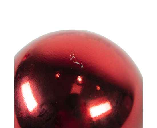 Шар новогодний Gloss, диаметр 8 см., пластик, красный, Цвет: красный, изображение 5