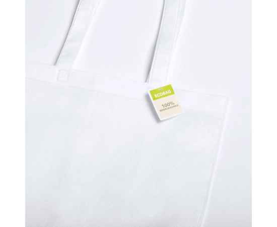 Сумка для покупок MOLTUX, белый, 40x36 см, 100% пластик PLA, Цвет: белый, изображение 2