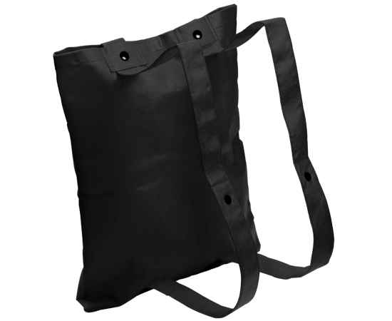Сумка-рюкзак 'Slider', черный, 36,7*40,8 см, материал нетканый 80г/м2, Цвет: черный, изображение 2