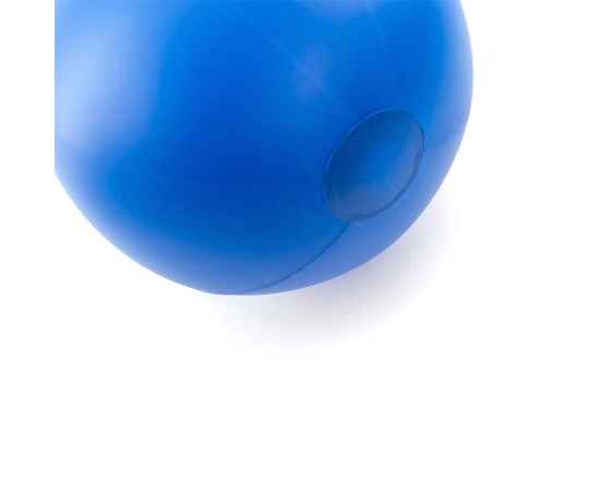 SUNNY Мяч пляжный надувной, бело-синий, 28 см, ПВХ, Цвет: белый, синий, изображение 2