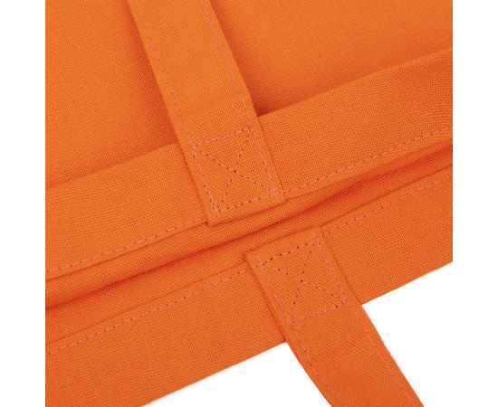 Сумка для покупок MALL, оранжевый, 100% хлопок, 220 гр/м2, 38x42 см, Цвет: оранжевый, изображение 2