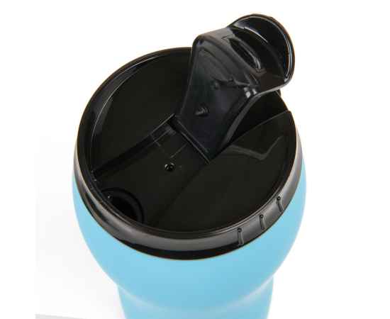 Термокружка вакуумная  'Velvet',  380 мл, голубой, металл/пластик, Цвет: голубой, изображение 2