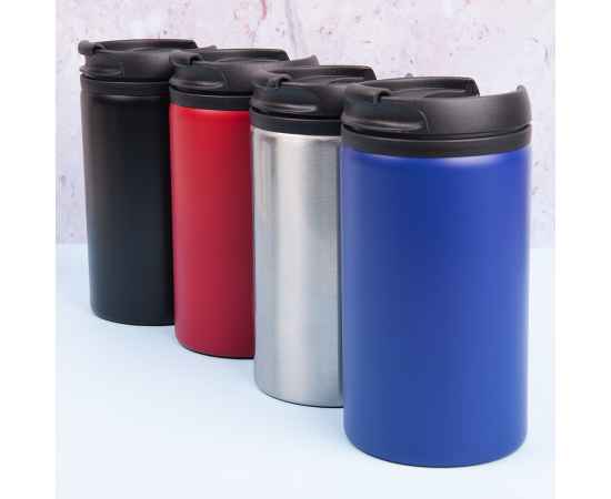 Термокружка CAN, 300мл. синий, нержавеющая сталь, пластик, Цвет: синий, изображение 7