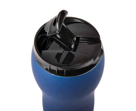 Термокружка вакуумная  'Velvet',  380 мл,  синий, металл/пластик, Цвет: синий, изображение 2