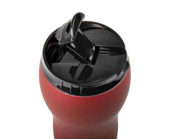 Термокружка вакуумная  'Velvet',  380 мл, красный, металл/пластик, Цвет: красный, изображение 2