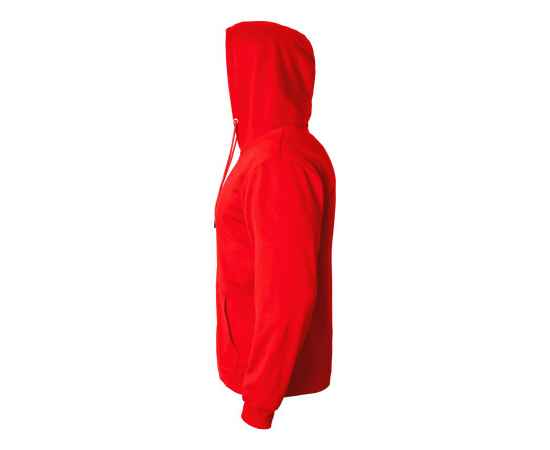 Толстовка мужская с капюшоном SELEN, красный, S, 50 % хлопок, 50% полиэстер, 260 г/м2, Цвет: красный, Размер: S, изображение 3