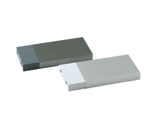 Универсальный аккумулятор 'Slim Pro' (10000mAh),серый, 13,8х6,7х1,5 см,пластик,металл, Цвет: серый, изображение 2